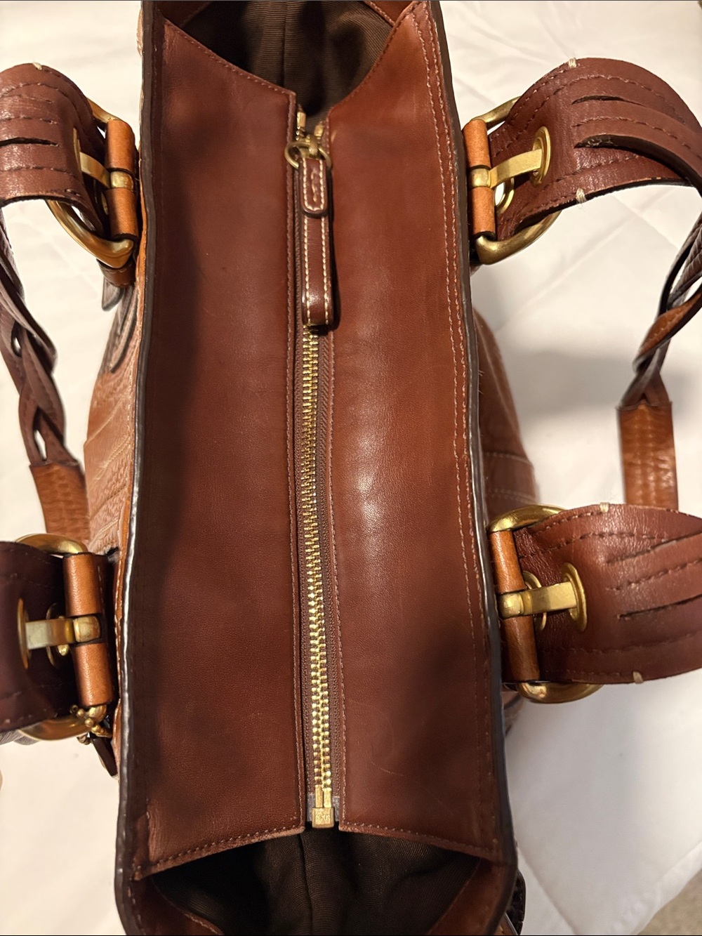 Coach Vintage 2006 Soho Mia Whiskey Pebbled Leather Tote #10049 - Picture 5 of 15